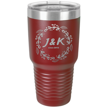 J & K Trendy Print Insulated Tumbler